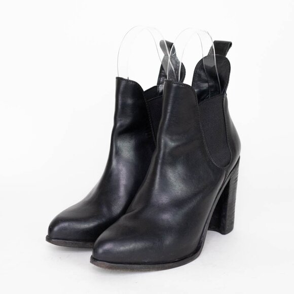 rag & bone Shoes - Rag & Bone Women's Black Leather Stanton Chelsea Ankle Leather Boots 38.5 US 8.5